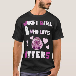 Otter ist mein Geist Tier Otter für Frauen den Mun T-Shirt