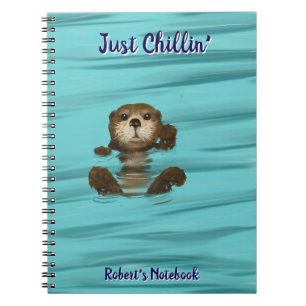 Otter, Juste Chillin' Spiral Photo Carnet
