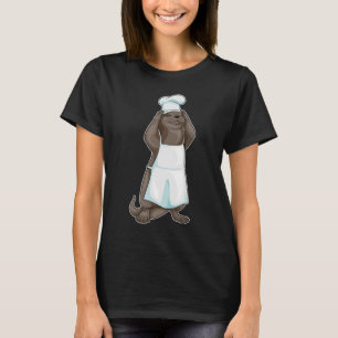 Otter Koch Kochen Schürze T-Shirt
