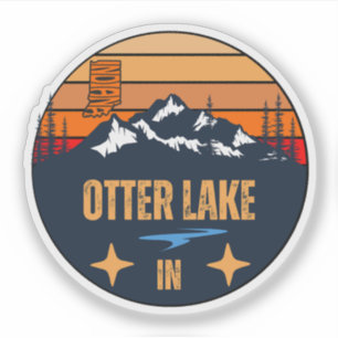 Otter Lake, Indiana Aufkleber