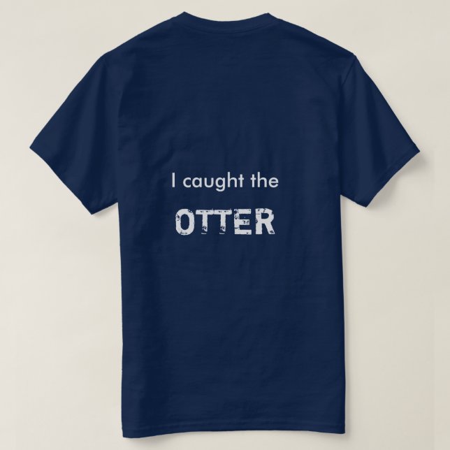 Otter Lake Michigan Angeln T - Shirt (Design Rückseite)