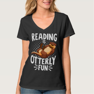 Otter-Lesen ist otterlich lustiges Buchleser Wortw T-Shirt