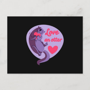 Otter - Liebe eine bessere Liebe Postkarte