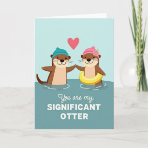 Otter-Liebe-Karte für den bedeutenden Anderen Karte