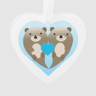 Otter-Liebe Ornament