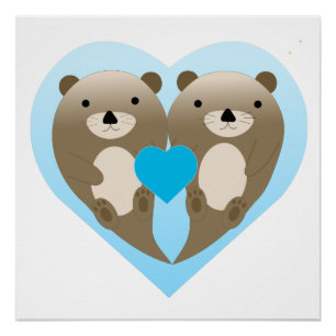 Otter-Liebe Poster