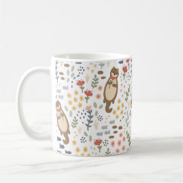 Otter Lovers Gift Valentine Jubiläum Kaffeetasse