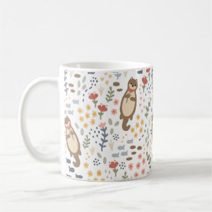 Otter Lovers Gift Valentine Jubiläum Kaffeetasse