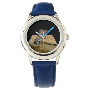 Otter Manger des poissons savoureux Enfants Montre