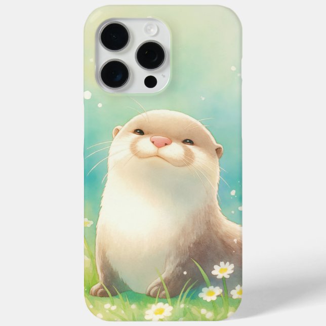 Otter Meadow Haven Case-Mate iPhone Hülle (Rückseite)