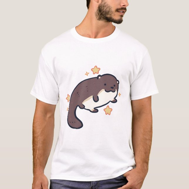 Otter-Mutter Magie T-Shirt (Vorderseite)