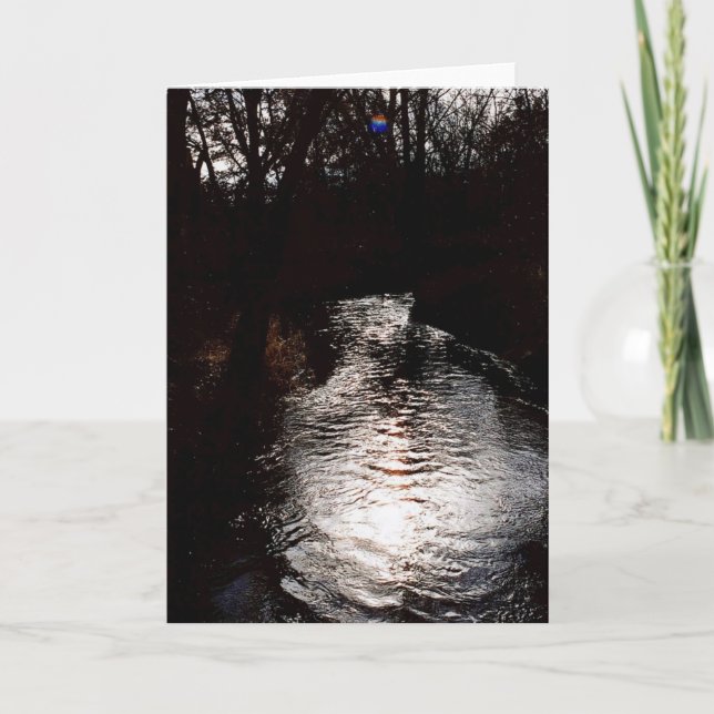 Otter-Nebenfluss-Sonnenaufgang Karte (Vorderseite)