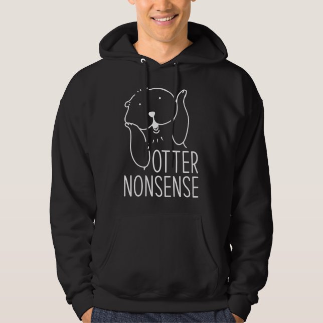 Otter Nonsense Hoodie (Vorderseite)
