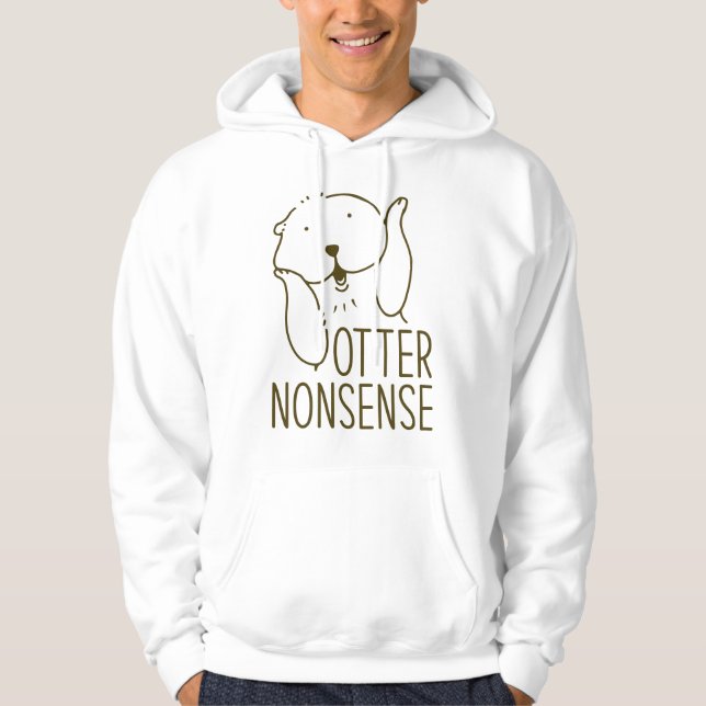 Otter Nonsense Hoodie (Vorderseite)