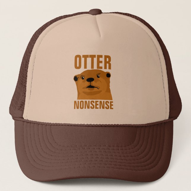 Otter Nonsense Truckerkappe (Vorderseite)