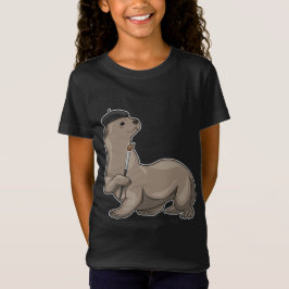 Otter Painting Pinsel T-Shirt