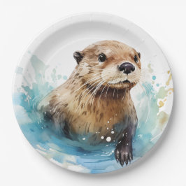 Otter Pappteller