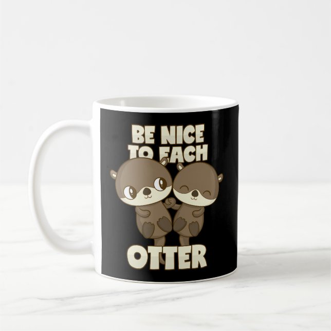 Otter Pun Kaffeetasse (Links)