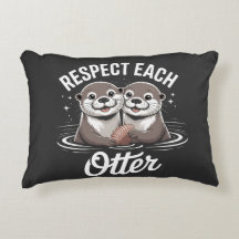 Otter respektieren sich gegenseitig lustig