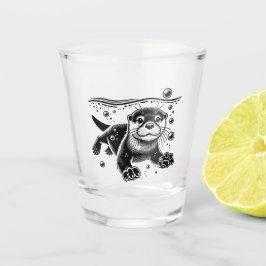 Otter Schnapsglas