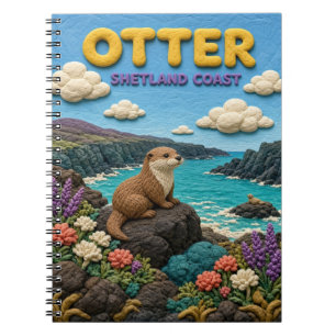 Otter Shetland-Küste Modern KlayKoo Notizblock