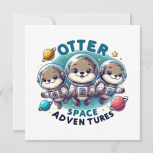 Otter Space Adventures Einladung