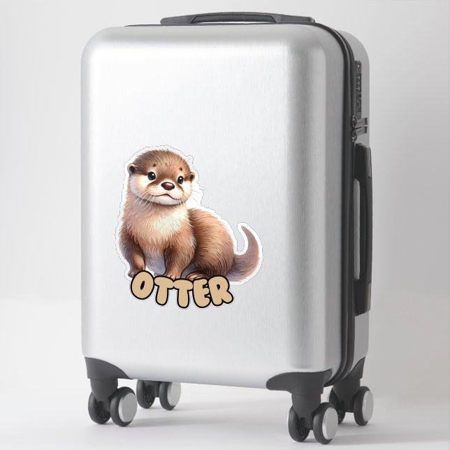OTTER - STICKER DE NURSERY (Sur valise)