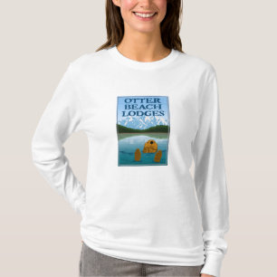 Otter-Strand bringt den T - Shirt der lang sleeved