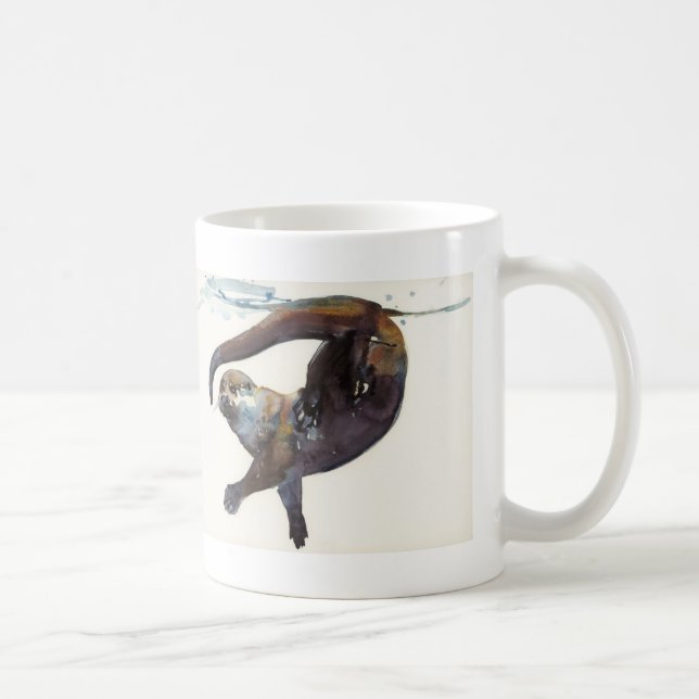 Otter-Studie II - 'Talisker Kaffeetasse (Rechts)