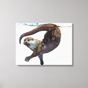 Otter-Studie II - 'Talisker Leinwanddruck