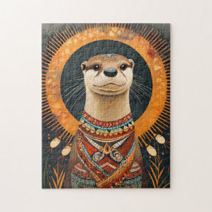 Otter-Totem – Spielbarer Deco-Geist