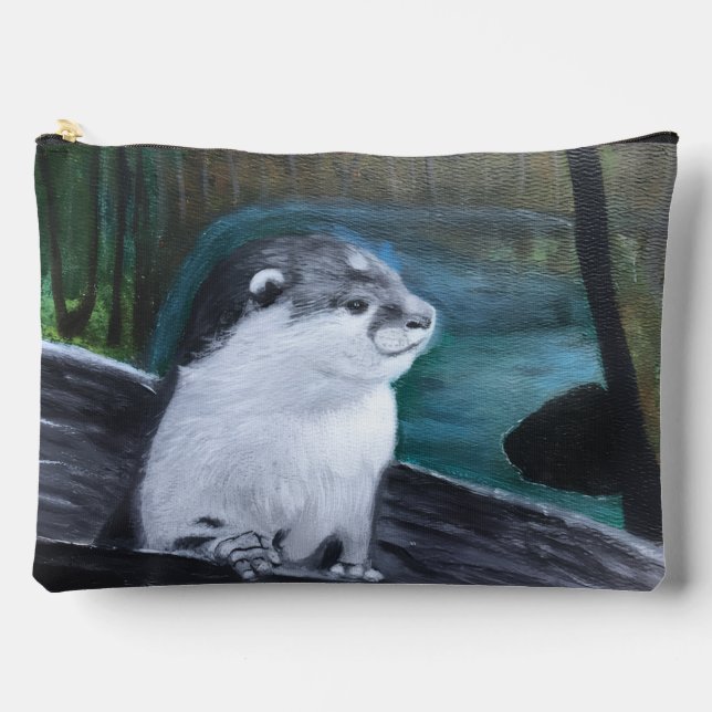 Otter Travel Pouch Cosmetic Toiletry Bag Zubehörtasche (Vorderseite)