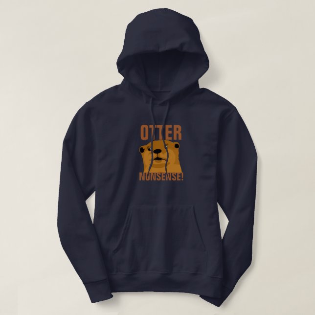 Otter-Unsinn Hoodie (Design vorne)