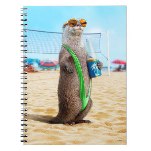 Otter Wearing Mankini Notizblock