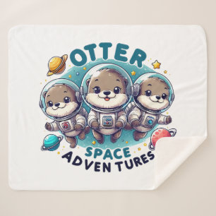 Otter Weltraum Abenteuer Sherpadecke