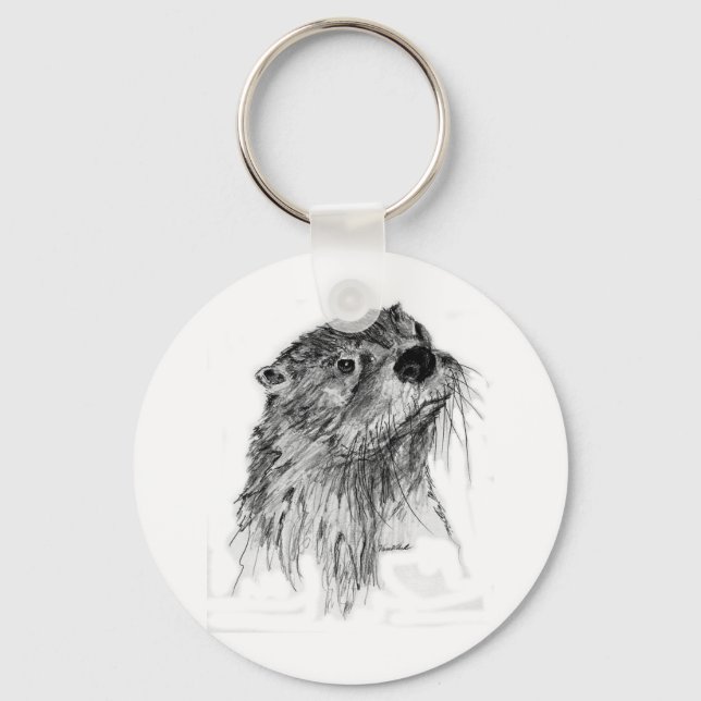 Otter Whiskers Schlüsselanhänger (Vorderseite)