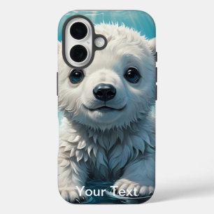Otterbox Bärenaufstand auf einer Eisberger Tierwel iPhone 16 Hülle