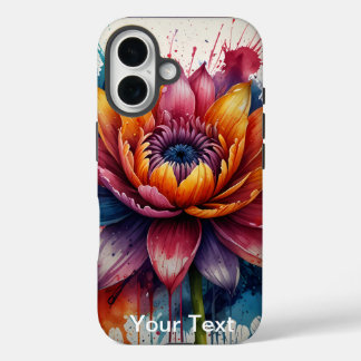 OtterBox-Blume Wasserfarbe iPhone 16 Hülle