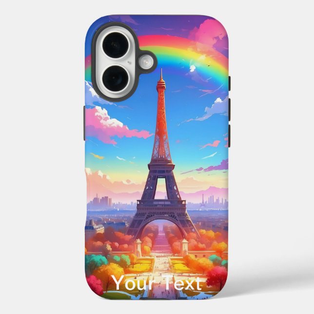 Otterbox Paris Eiffel Tower iPhone 16 Hülle (Rückseite)