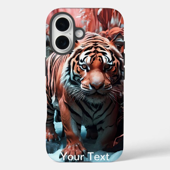 Otterbox Tiger Portrait Nature & Wildlife iPhone 16 Hülle (Rückseite)