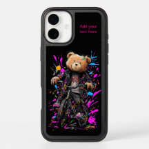OtterBox: Vibrant Graffiti Style Teddy Bear Art