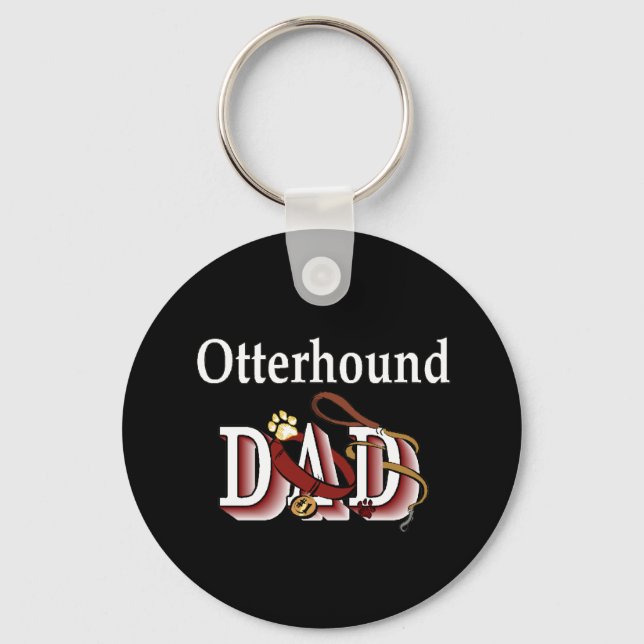 otterhound dad Schlüsselanhänger (Vorderseite)