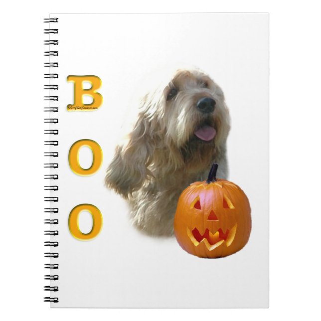 Otterhound Halloween BOO Notizblock (Vorderseite)