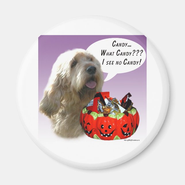 Otterhound Halloween Candy Magnet (Vorne)