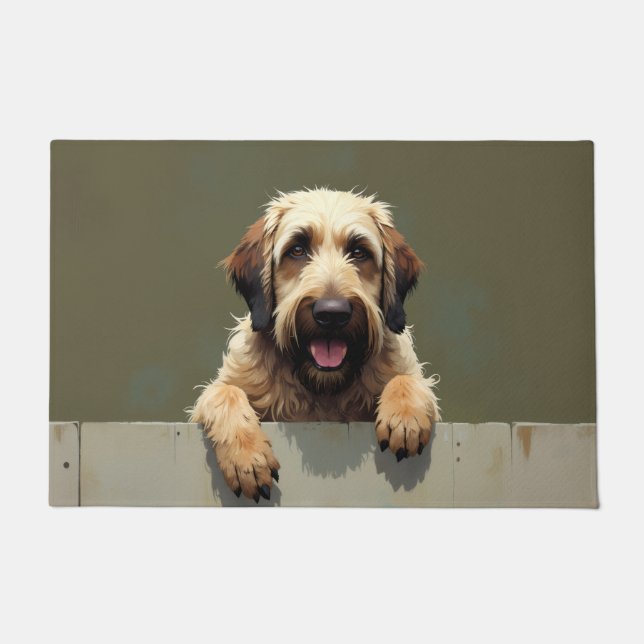 Otterhound Hund Türmatte Kunst (Vorderseite)