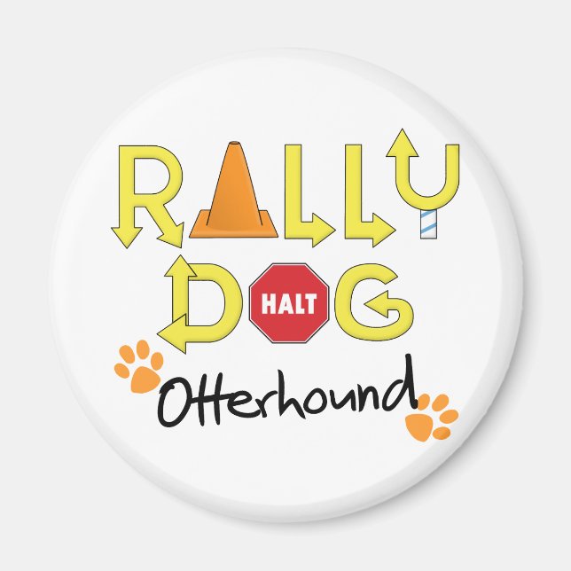 Otterhound Kundgebung Hund Magnet (Vorne)