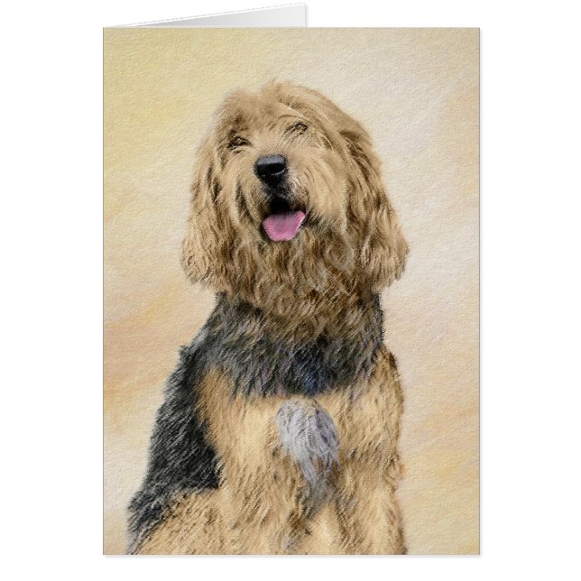 Otterhound-Malerei - Niedliche Original Hunde-Kuns (Vorne)