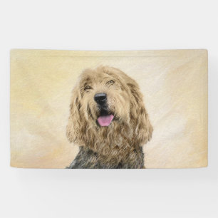 Otterhound-Malerei - Niedliche Original Hunde-Kuns Banner