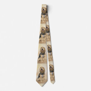 Otterhound-Malerei - Niedliche Original Hunde-Kuns Krawatte