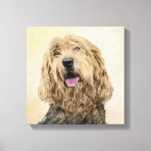 Otterhound-Malerei - Niedliche Original Hunde-Kuns Leinwanddruck